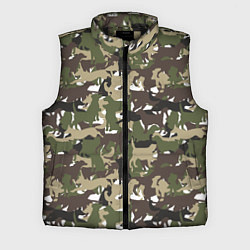 Мужской жилет Камуфляж из Собак Camouflage, цвет: 3D-черный