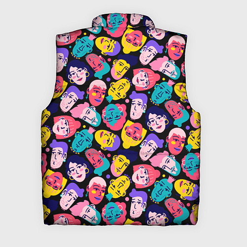 Мужской жилет Человеки / 3D-Красный – фото 2