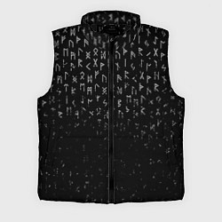 Мужской жилет МЕТАЛЛИЧЕСКИЕ РУНЫ, БРЫЗГИ КРАСОК