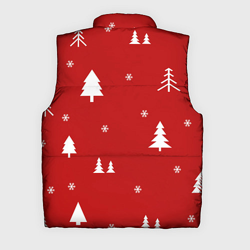 Мужской жилет Новогодняяnew year / 3D-Красный – фото 2