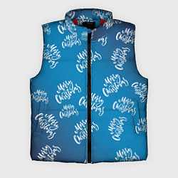 Мужской жилет Merry Christmas - Новогодний паттерн