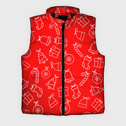 Мужской жилет Happy New Year - Новогодний узор