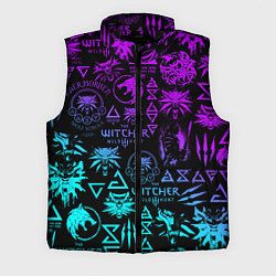 Мужской жилет ВЕДЬМАК ЛОГОБОМБИНГ НЕОН