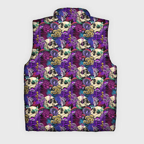 Мужской жилет Волшебные Грибы психоделика / 3D-Светло-серый – фото 2