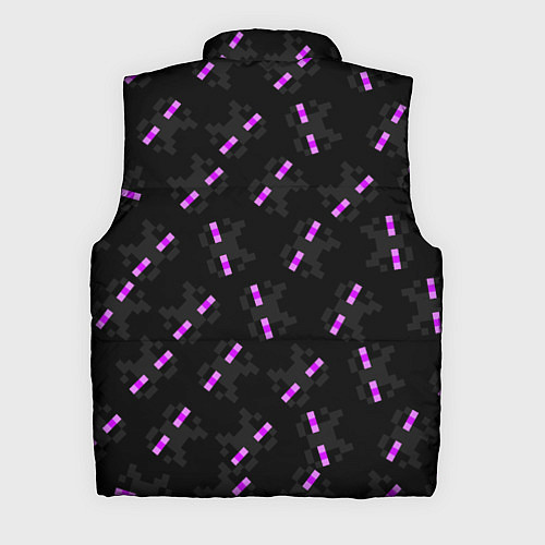 Мужской жилет ЛИЦО ЭНДЕРМЕНА, МАЙНКРАФТ / 3D-Черный – фото 2