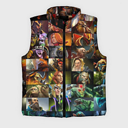 Мужской жилет HEROES DOTA 2 ПЕРСОНАЖИ ДОТА 2, цвет: 3D-красный
