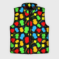 Мужской жилет SOUTH PARK ЮЖНЫЙ ПАРК НОВОГОДНИЙ УЗОР, цвет: 3D-красный