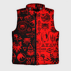 Мужской жилет THE WITCHER LOGOBOMBING BLACK RED