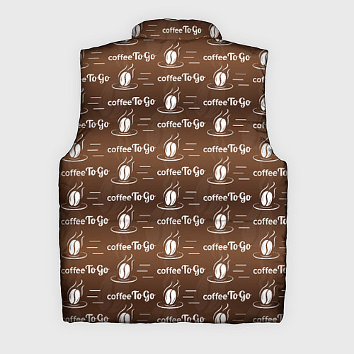 Мужской жилет Coffee To Go Кофе с собой / 3D-Красный – фото 2