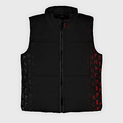 Мужской жилет СЛАВЯНСКАЯ СИМВОЛИКА, МЕТАЛЛИЧЕСКИЕ РУНЫ