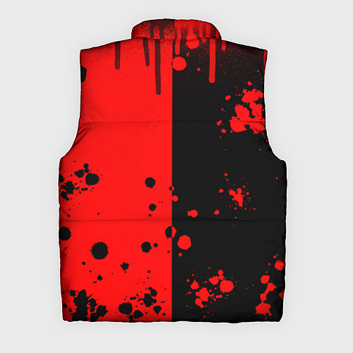 Мужской жилет Deltarune black & red / 3D-Черный – фото 2