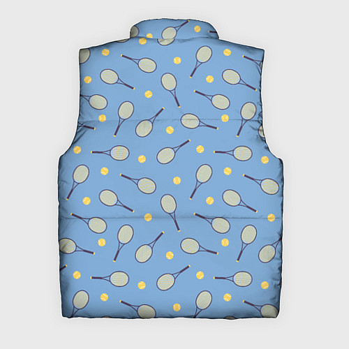 Мужской жилет Большой теннис паттерн / 3D-Черный – фото 2