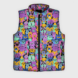 Мужской жилет Разные Мультяшные Животные, цвет: 3D-красный