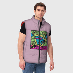 Мужской жилет Mr Beast Drawing Full Print, цвет: 3D-красный — фото 2