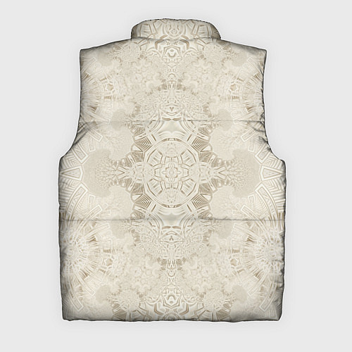 Мужской жилет Коллекция Фрактальная мозаика Бежевый 292-6-n-5-2 / 3D-Светло-серый – фото 2