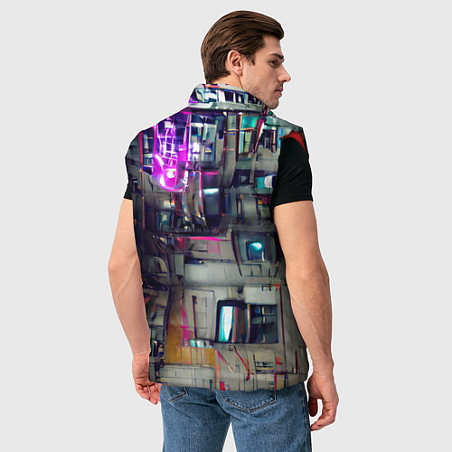 Мужской жилет Инженерия / 3D-Красный – фото 4