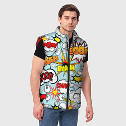 Мужской жилет BoOMbiT, цвет: 3D-красный — фото 2