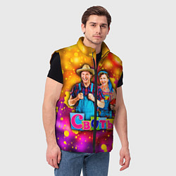 Мужской жилет Сваты, Свати сериал, цвет: 3D-черный — фото 2