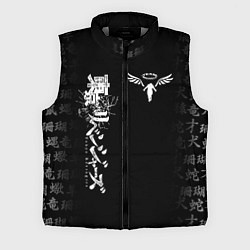 Мужской жилет TOKYO REVENGERS WALHALLA TEAM WHITE, цвет: 3D-светло-серый