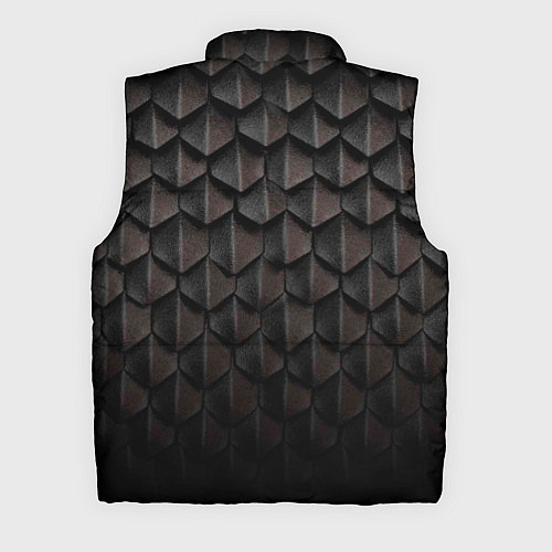 Мужской жилет Чешуя Дракона black edition / 3D-Черный – фото 2