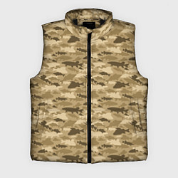 Мужской жилет Рыбы камуфляж, цвет: 3D-черный