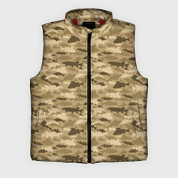 Мужской жилет Рыбы камуфляж, цвет: 3D-красный