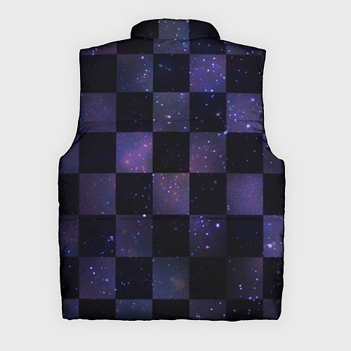 Мужской жилет Space Neon Chessboard / 3D-Красный – фото 2