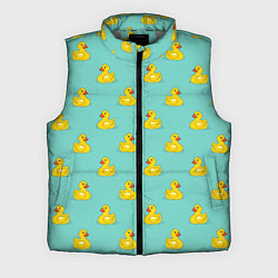 Мужской жилет Желтый утенок паттерн
