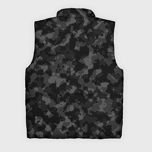 Мужской жилет ТЁМНЫЙ КАМУФЛЯЖ / 3D-Черный – фото 2