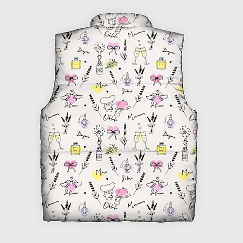 Мужской жилет Франция паттерн / 3D-Черный – фото 2