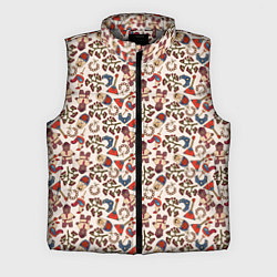 Мужской жилет Россия паттерн светлый