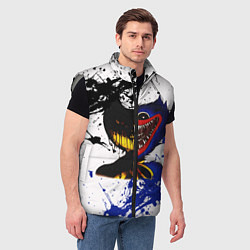 Мужской жилет BENDY AND THE INK MACHINE POPPY PLAYTIME, цвет: 3D-светло-серый — фото 2