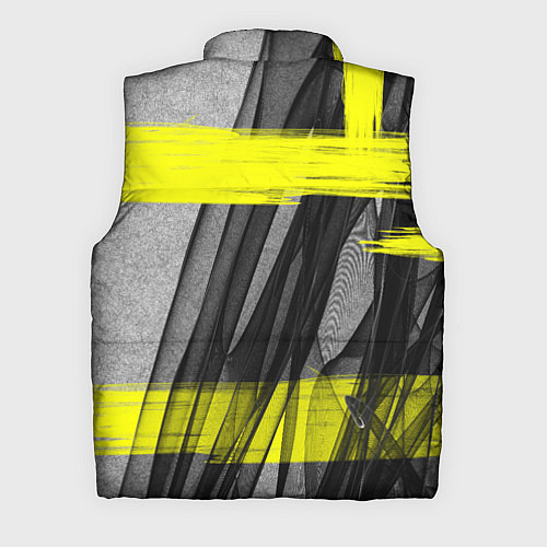 Мужской жилет Коллекция Get inspired! Абстракция Fl-42-167-l-yel / 3D-Черный – фото 2
