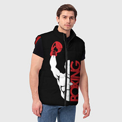 Мужской жилет Бокс Boxing, цвет: 3D-красный — фото 2