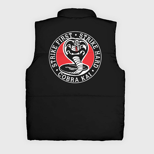 Мужской жилет Cobra Kai красное солнце / 3D-Черный – фото 2