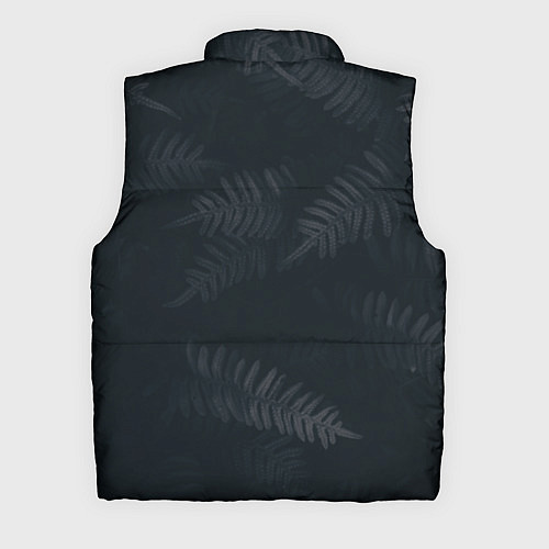 Мужской жилет Влажный Папоротник / 3D-Черный – фото 2