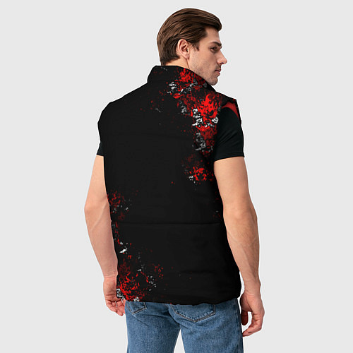 Мужской жилет КИБЕРПАНК 2077 SAMURAI CYBERPUNK 2077 / 3D-Красный – фото 4