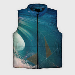 Мужской жилет Геометрия на волне