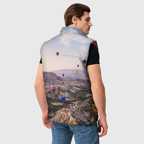 Мужской жилет Воздушные Шары! / 3D-Красный – фото 4