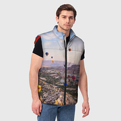 Мужской жилет Воздушные Шары!, цвет: 3D-красный — фото 2