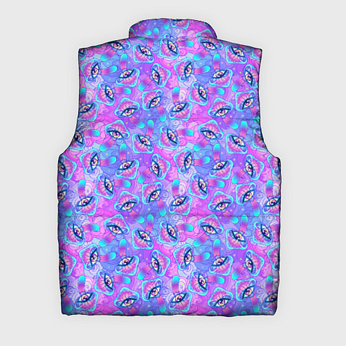 Мужской жилет Магические Грибы / 3D-Красный – фото 2