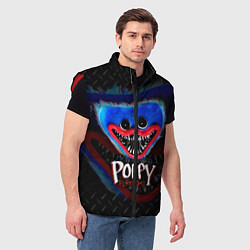 Мужской жилет Хагги Вагги Паппи Плейтайм Poppy Playtime, цвет: 3D-красный — фото 2