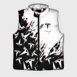 Мужской жилет Tesla pattern glitch