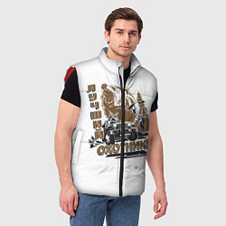 Мужской жилет Лучший Охотник!, цвет: 3D-красный — фото 2