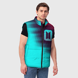 Мужской жилет BTS Абстракция, цвет: 3D-черный — фото 2