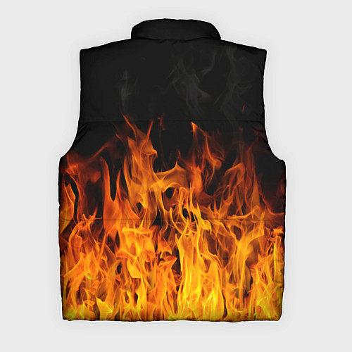 Мужской жилет Lamborghini пламя огня / 3D-Черный – фото 2