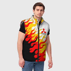 Мужской жилет Mitsubishi трехступенчатый огонь, цвет: 3D-светло-серый — фото 2