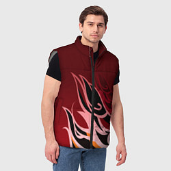 Мужской жилет ТОМА GENSHIN IMPACT, цвет: 3D-светло-серый — фото 2