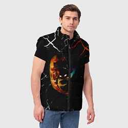Мужской жилет КЛИНОК РАССЕКАЮЩИЙ ДЕМОНОВ Зеницу Агацума, цвет: 3D-черный — фото 2