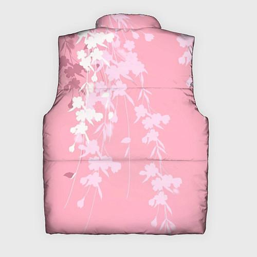 Мужской жилет Цветущая ива / 3D-Черный – фото 2